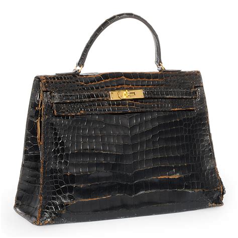 Hermes crocodile kelly bag